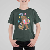 Bigfoot Easter T Shirt For Kid Funny Sasquatch Eggs Hunting - Wonder Print Shop