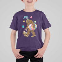 Bigfoot Easter T Shirt For Kid Funny Sasquatch Eggs Hunting - Wonder Print Shop