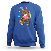 Bigfoot Easter Sweatshirt Funny Sasquatch Eggs Hunting - Wonder Print Shop