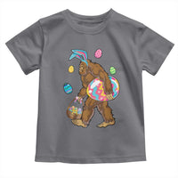 Bigfoot Easter Toddler T Shirt Funny Sasquatch Eggs Hunting - Wonder Print Shop