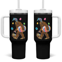 Bigfoot Easter Tumbler With Handle Funny Sasquatch Eggs Hunting - Wonder Print Shop