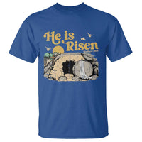 He Is Risen T Shirt Retro Vintage Easter Jesus Christian Apparel - Wonder Print Shop