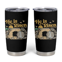 He Is Risen Tumbler Cup Retro Vintage Easter Jesus Christian Apparel - Wonder Print Shop