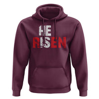 He Is Risen Hoodie Vintage Christian Religious Faith - Wonder Print Shop