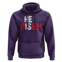 He Is Risen Hoodie Vintage Christian Religious Faith - Wonder Print Shop