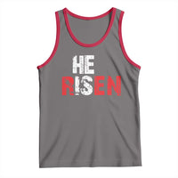 He Is Risen Tank Top Vintage Christian Religious Faith - Wonder Print Shop