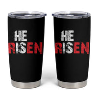 He Is Risen Tumbler Cup Vintage Christian Religious Faith - Wonder Print Shop