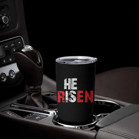 He Is Risen Tumbler Cup Vintage Christian Religious Faith - Wonder Print Shop
