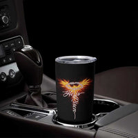 He Is Risen Tumbler Cup Jesus Resurrection Easter Christian Cross Phoenix Rising - Wonder Print Shop