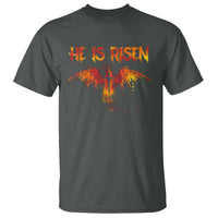 He Is Risen T Shirt Phoenix Christian Jesus Resurrection Cross - Wonder Print Shop