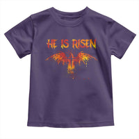 He Is Risen Toddler T Shirt Phoenix Christian Jesus Resurrection Cross - Wonder Print Shop