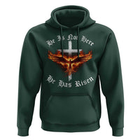 Easter Jesus Has Risen Hoodie Christian Religious Phoenix Resurrection Cross - Wonder Print Shop
