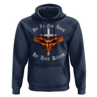 Easter Jesus Has Risen Hoodie Christian Religious Phoenix Resurrection Cross - Wonder Print Shop