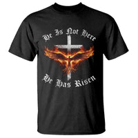 Easter Jesus Has Risen T Shirt Christian Religious Phoenix Resurrection Cross - Wonder Print Shop