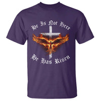 Easter Jesus Has Risen T Shirt Christian Religious Phoenix Resurrection Cross - Wonder Print Shop