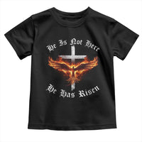 Easter Jesus Has Risen Toddler T Shirt Christian Religious Phoenix Resurrection Cross - Wonder Print Shop