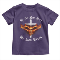 Easter Jesus Has Risen Toddler T Shirt Christian Religious Phoenix Resurrection Cross - Wonder Print Shop