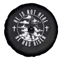 Easter Jesus Has Risen Spare Tire Cover Christian Bible Verse Graphic Cross 90s Style - Wonder Print Shop