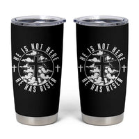 Easter Jesus Has Risen Tumbler Cup Christian Bible Verse Graphic Cross 90s Style - Wonder Print Shop