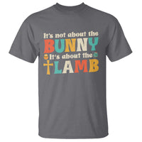 Religious Easter T Shirt Retro Its Not About The Bunny Its About The Lamb - Wonder Print Shop