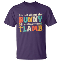 Religious Easter T Shirt Retro Its Not About The Bunny Its About The Lamb - Wonder Print Shop