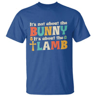 Religious Easter T Shirt Retro Its Not About The Bunny Its About The Lamb - Wonder Print Shop