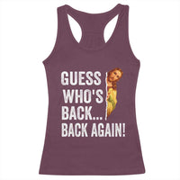 Funny Jesus Meme Quote Racerback Tank Top Easter Guess Whos Back Funny Religious - Wonder Print Shop