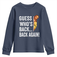 Funny Jesus Meme Quote Youth Sweatshirt Easter Guess Whos Back Funny Religious - Wonder Print Shop