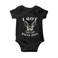 Rabbit Easter Bunny Sunglasses Baby Onesie Retro Vintage I Got Buns Hun Funny Jokes - Wonder Print Shop