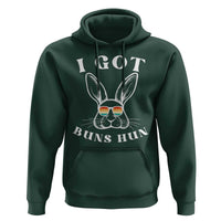 Rabbit Easter Bunny Sunglasses Hoodie Retro Vintage I Got Buns Hun Funny Jokes - Wonder Print Shop