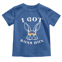 Rabbit Easter Bunny Sunglasses Toddler T Shirt Retro Vintage I Got Buns Hun Funny Jokes - Wonder Print Shop