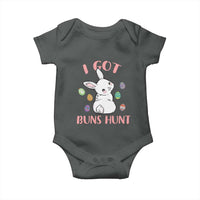 Rabbit Easter Bunny Sunglasses Baby Onesie I Got Buns Hun Funny Jokes - Wonder Print Shop