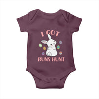 Rabbit Easter Bunny Sunglasses Baby Onesie I Got Buns Hun Funny Jokes - Wonder Print Shop