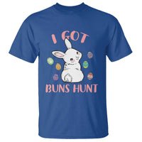 Rabbit Easter Bunny Sunglasses T Shirt I Got Buns Hun Funny Jokes - Wonder Print Shop