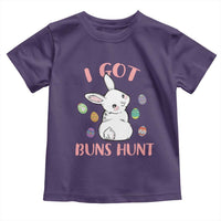 Rabbit Easter Bunny Sunglasses Toddler T Shirt I Got Buns Hun Funny Jokes - Wonder Print Shop