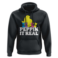 Easter Bunny Hoodie Peepin It Real Rabbit Candy Easter - Wonder Print Shop