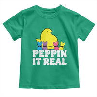 Easter Bunny Toddler T Shirt Peepin It Real Rabbit Candy Easter - Wonder Print Shop