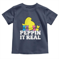 Easter Bunny Toddler T Shirt Peepin It Real Rabbit Candy Easter - Wonder Print Shop