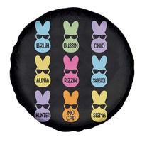 Easter Bruh Spare Tire Cover Gen Alpha Slang Skibidi Rizz Cute Bunny - Wonder Print Shop