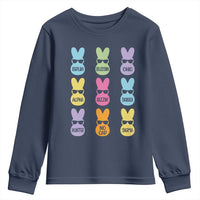 Easter Bruh Youth Sweatshirt Gen Alpha Slang Skibidi Rizz Cute Bunny - Wonder Print Shop