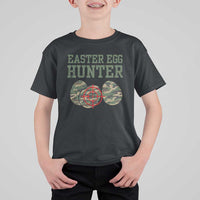 Easter Egg Hunter T Shirt For Kid Camo Funny Hunting - Wonder Print Shop
