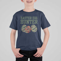 Easter Egg Hunter T Shirt For Kid Camo Funny Hunting - Wonder Print Shop
