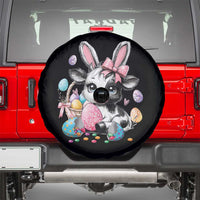 Easter Day Cow Spare Tire Cover Cute Cow Bunny Heifer - Wonder Print Shop