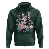 Easter Day Cow Hoodie Cute Cow Bunny Heifer - Wonder Print Shop