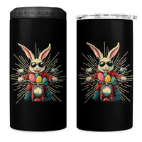Biker Bunny 4 in 1 Can Cooler Tumbler Retro Easter Day Rabbit Ride Motorcycles Motorbike - Wonder Print Shop