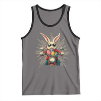 Biker Bunny Tank Top Retro Easter Day Rabbit Ride Motorcycles Motorbike - Wonder Print Shop