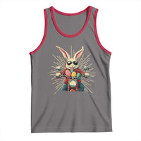 Biker Bunny Tank Top Retro Easter Day Rabbit Ride Motorcycles Motorbike - Wonder Print Shop