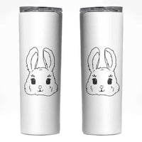 Cute Bunny Skinny Tumbler Kawaii Rabbit Happy Easter Day - Wonder Print Shop