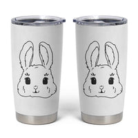 Cute Bunny Tumbler Cup Kawaii Rabbit Happy Easter Day - Wonder Print Shop