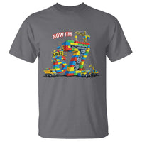 Funny 7th Birthday Building Bricks T Shirt I Was 6 Now Im 7 Kids 67 Birthday Building Six Seven Boy